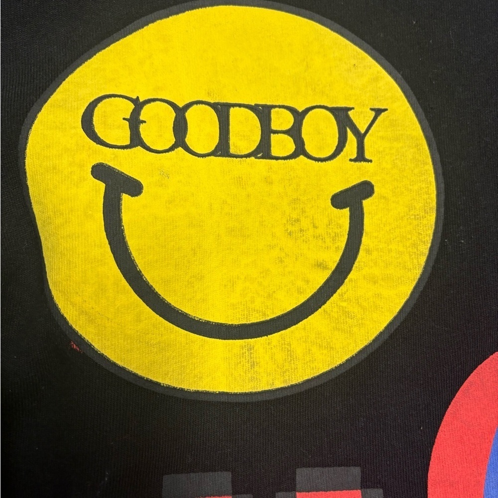 Good boy Black Graphic Sweatshirt with Colorful Prints - Picture 2 of 12